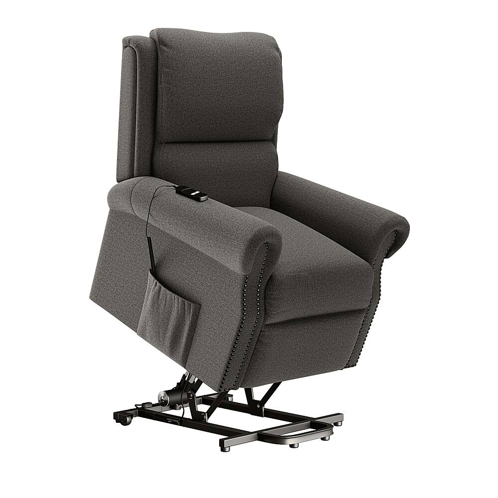 Best Buy ProLounger Earlie Chenille Power Recline and Lift Chair
