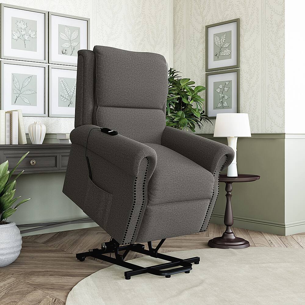 Best Buy ProLounger Earlie Chenille Power Recline and Lift Chair