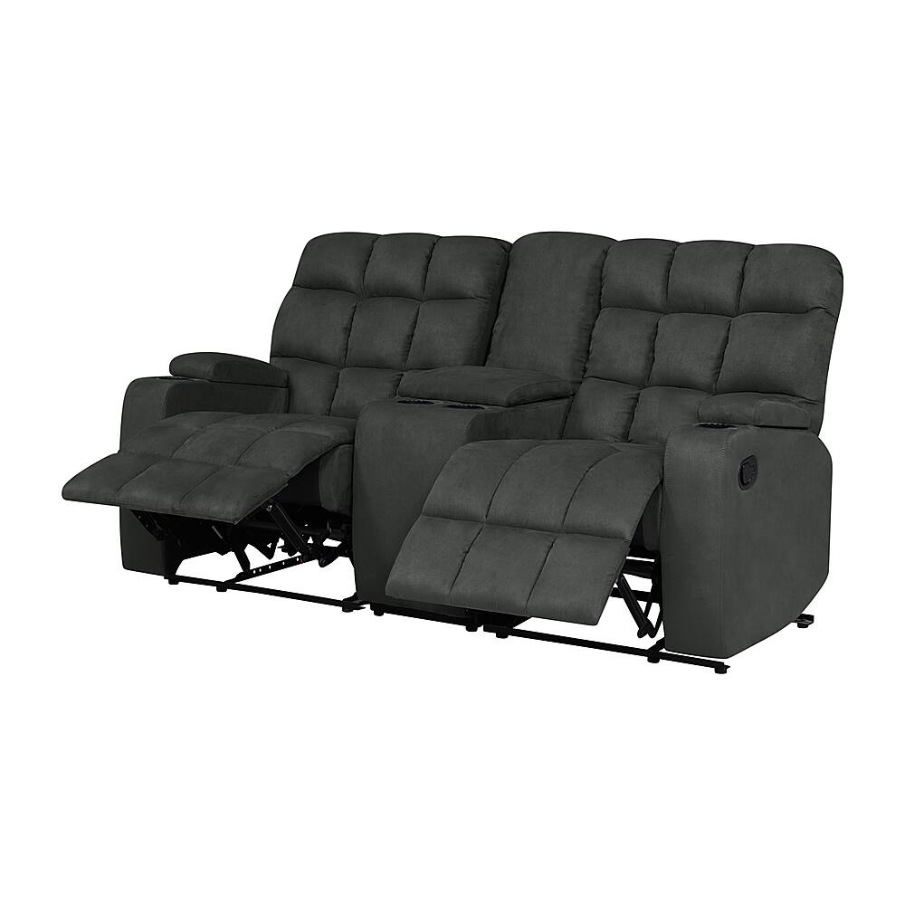 Best Buy ProLounger Skarn Microfiber 3 Piece Wall Hugger Modular