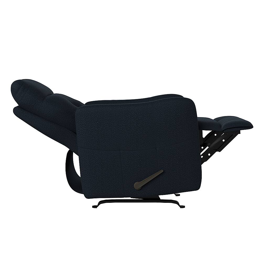 Best Buy ProLounger Klyde Velour Rocker Recliner Chair Navy Blue RCL45