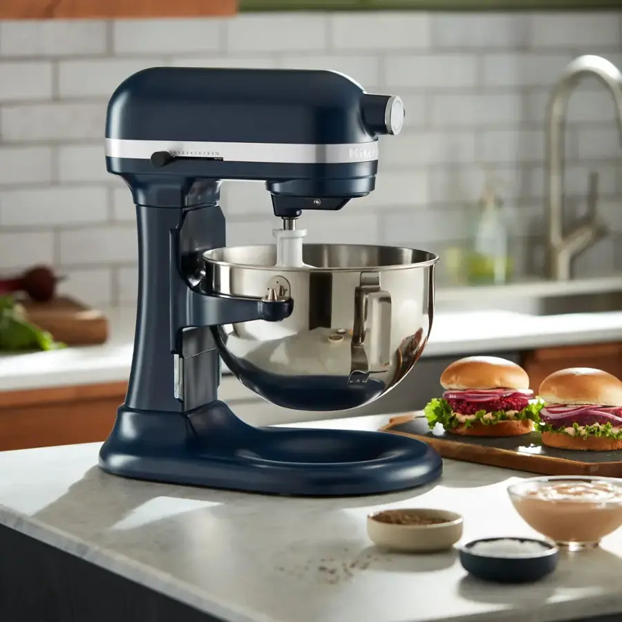 Alt View 12. KitchenAid - 5.5 Quart Bowl-Lift Stand Mixer - Ink Blue.