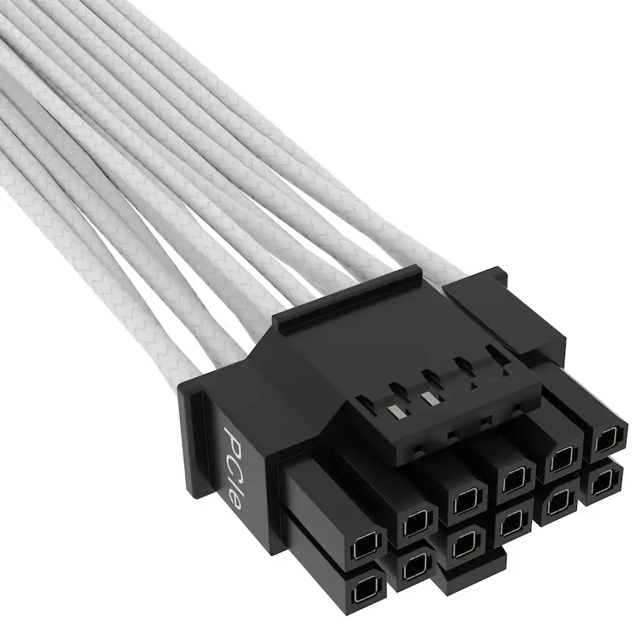 Corsair Premium Individually Sheathed Type-5 ATX 24 Pin PSU Cable - White Corsair Premium Individually Sheathed Type-5 ATX 24 Pin PSU Cable - White