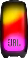 Front. JBL - Pulse 5 Portable Bluetooth Speaker with Light Show - Black.