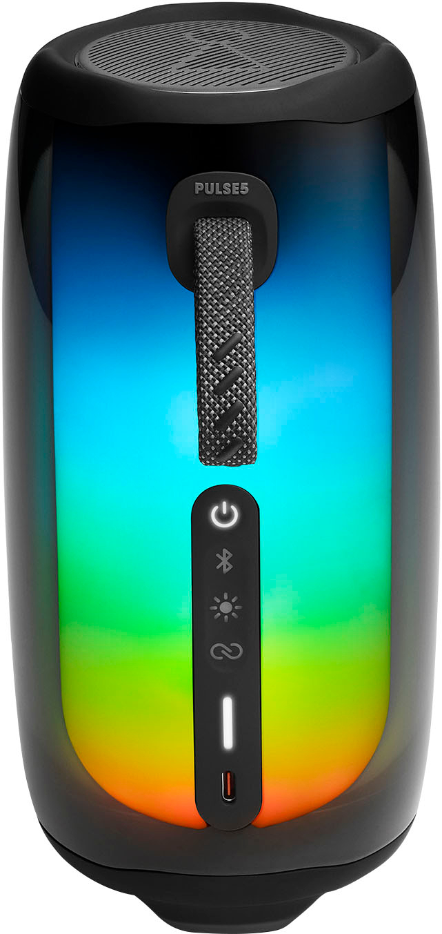 JBL Pulse 5 Portable Bluetooth Speaker with Light Show Black ...