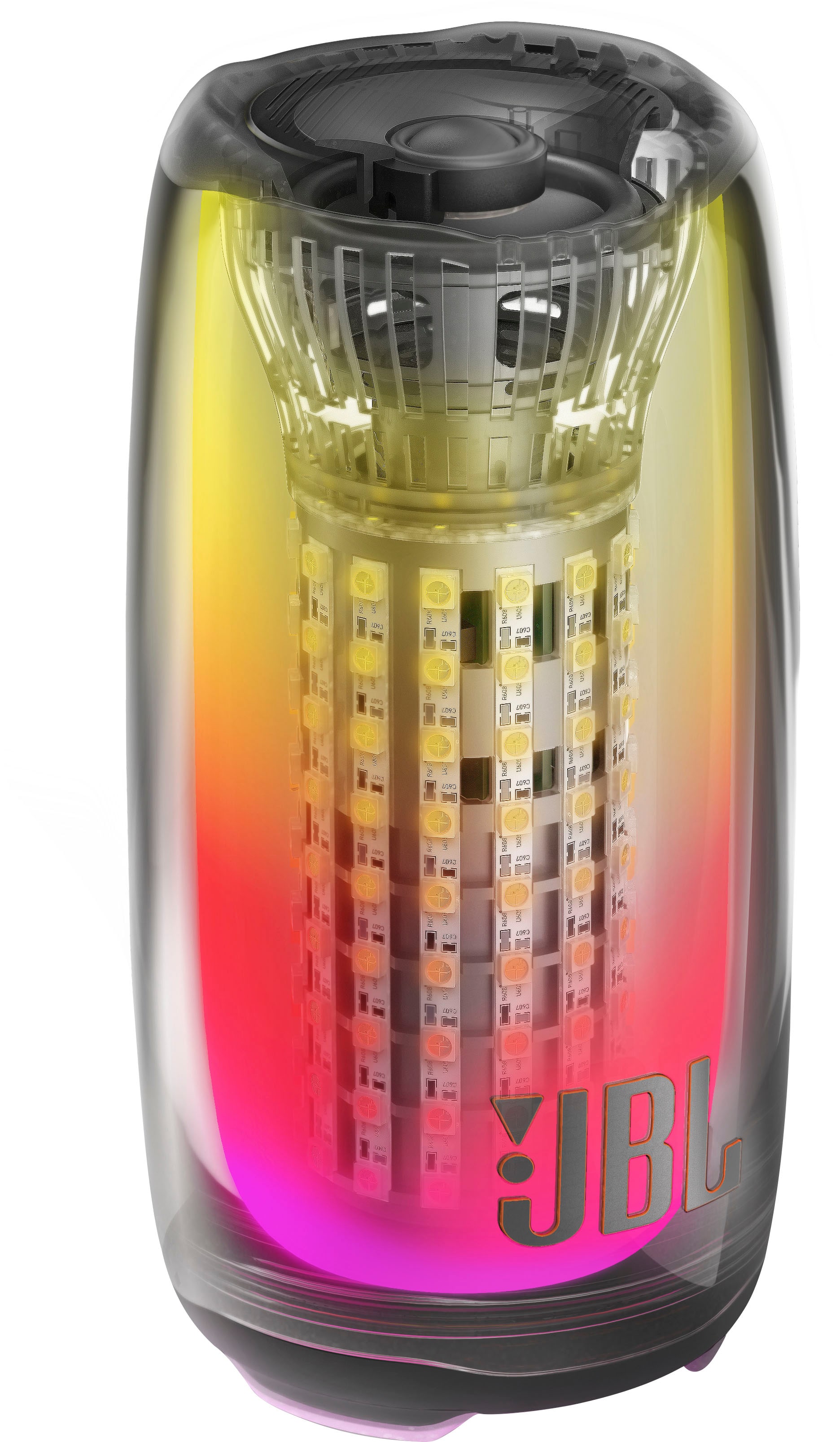 Alt View 14. JBL - Pulse 5 Portable Bluetooth Speaker with Light Show - Black.