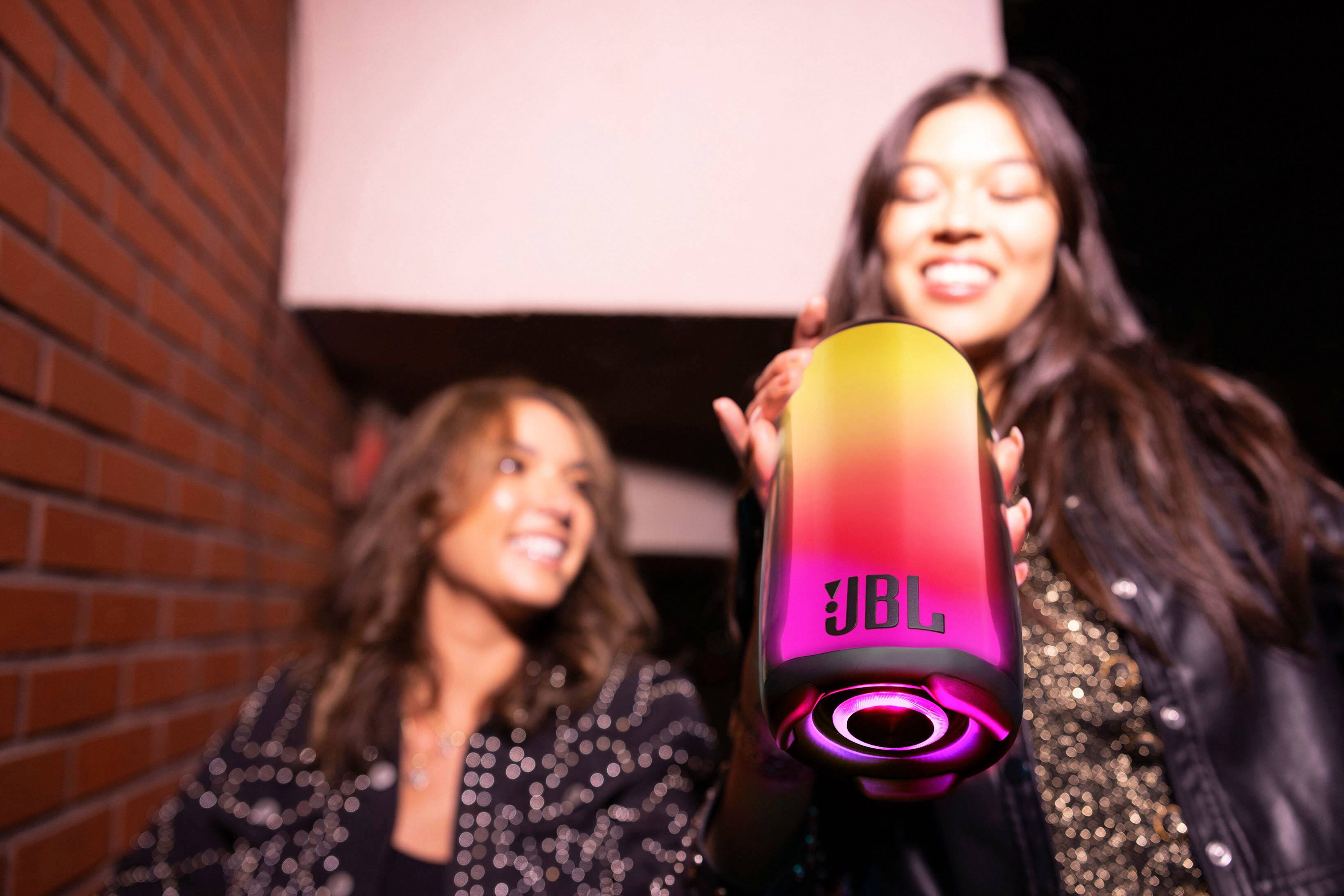 Alt View 16. JBL - Pulse 5 Portable Bluetooth Speaker with Light Show - Black.