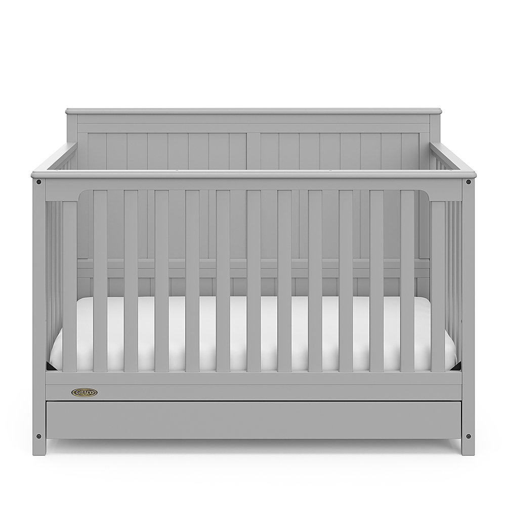 Graco Hadley 5in1 Convertible Crib with Drawer Pebble Gray 0452170F