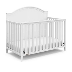 Graco - Wilfred 5-in-1 Convertible Crib - White - Front_Zoom