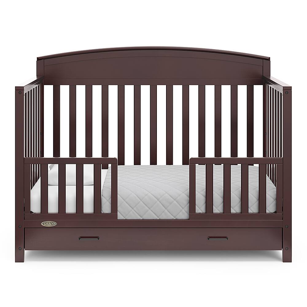 Best Buy Graco Benton 5in1 Convertible Crib with Drawer Espresso 04532519