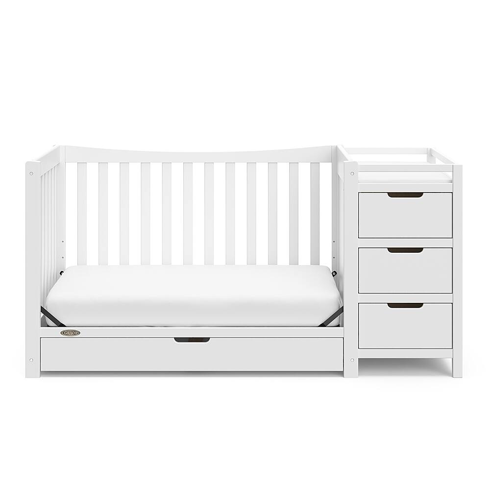 Best Buy Graco Remi 4in1 Convertible Crib and Changer White 04586211