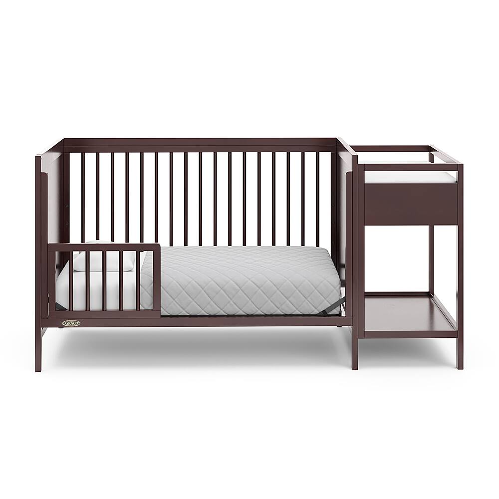Best Buy Graco Fable 4in1 Convertible Crib and Changer Espresso 04588609