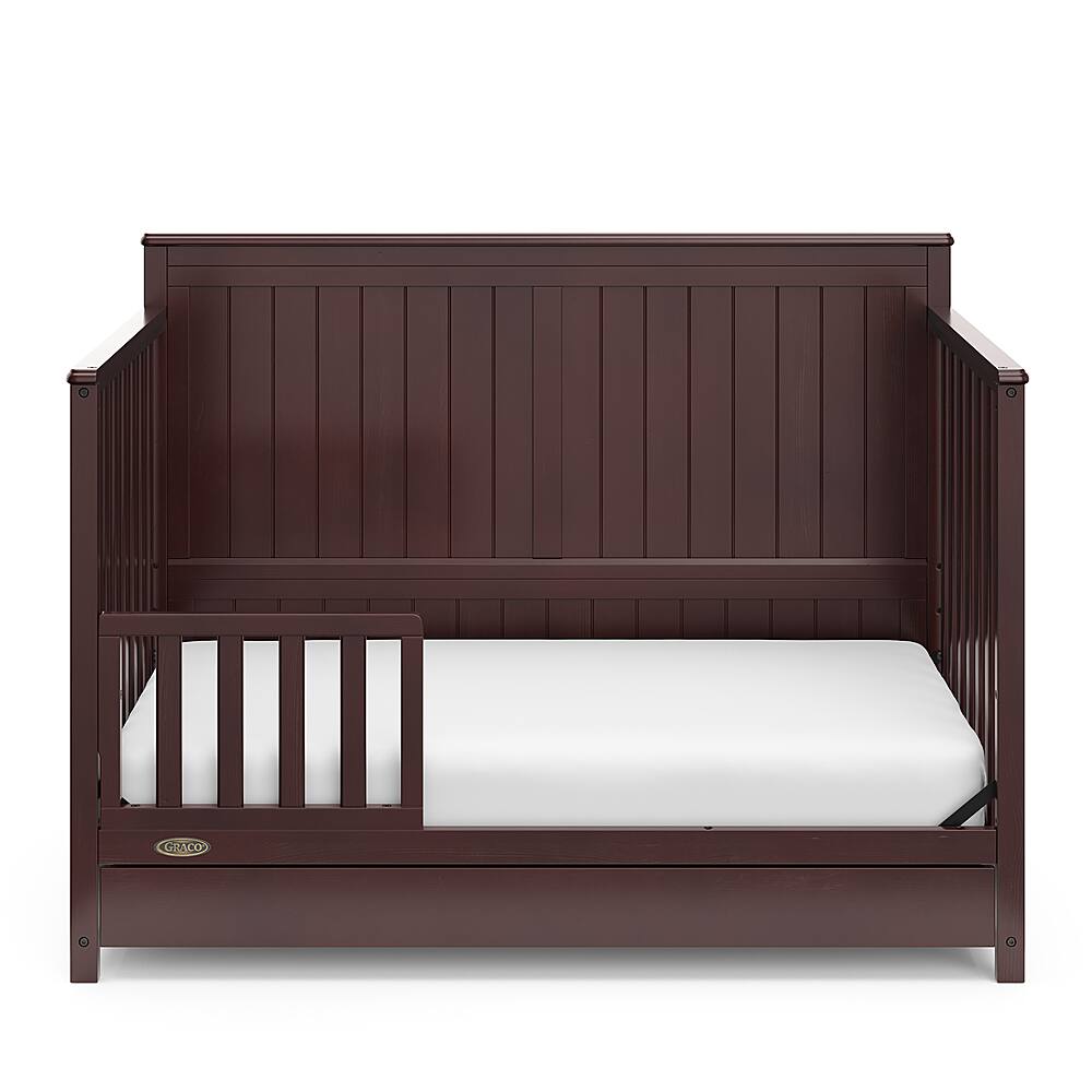 Best Buy Graco Hadley 5in1 Convertible Crib with Drawer Espresso