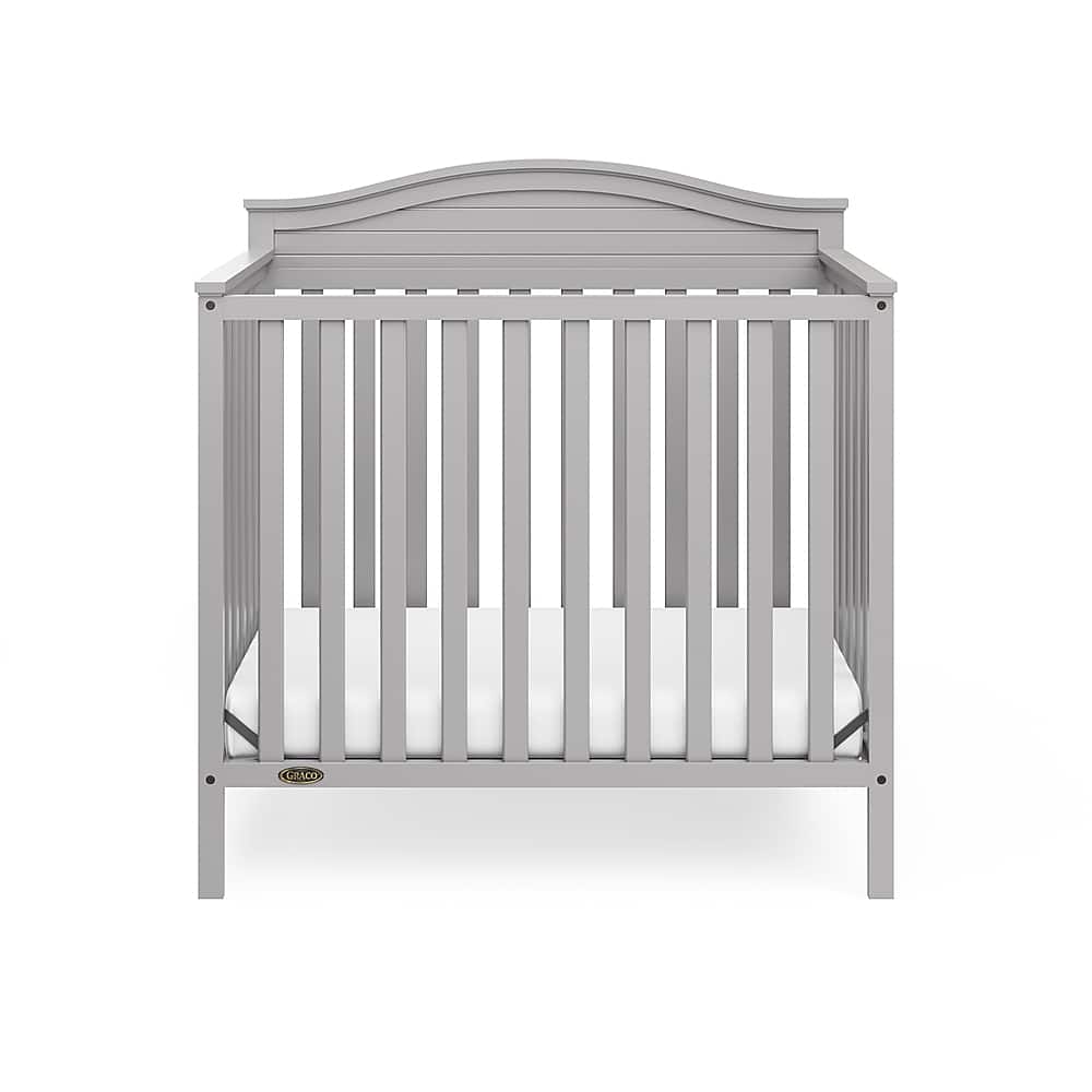 Best Buy Graco Stella 4in1 Convertible Mini Crib Pebble Gray 0451110F