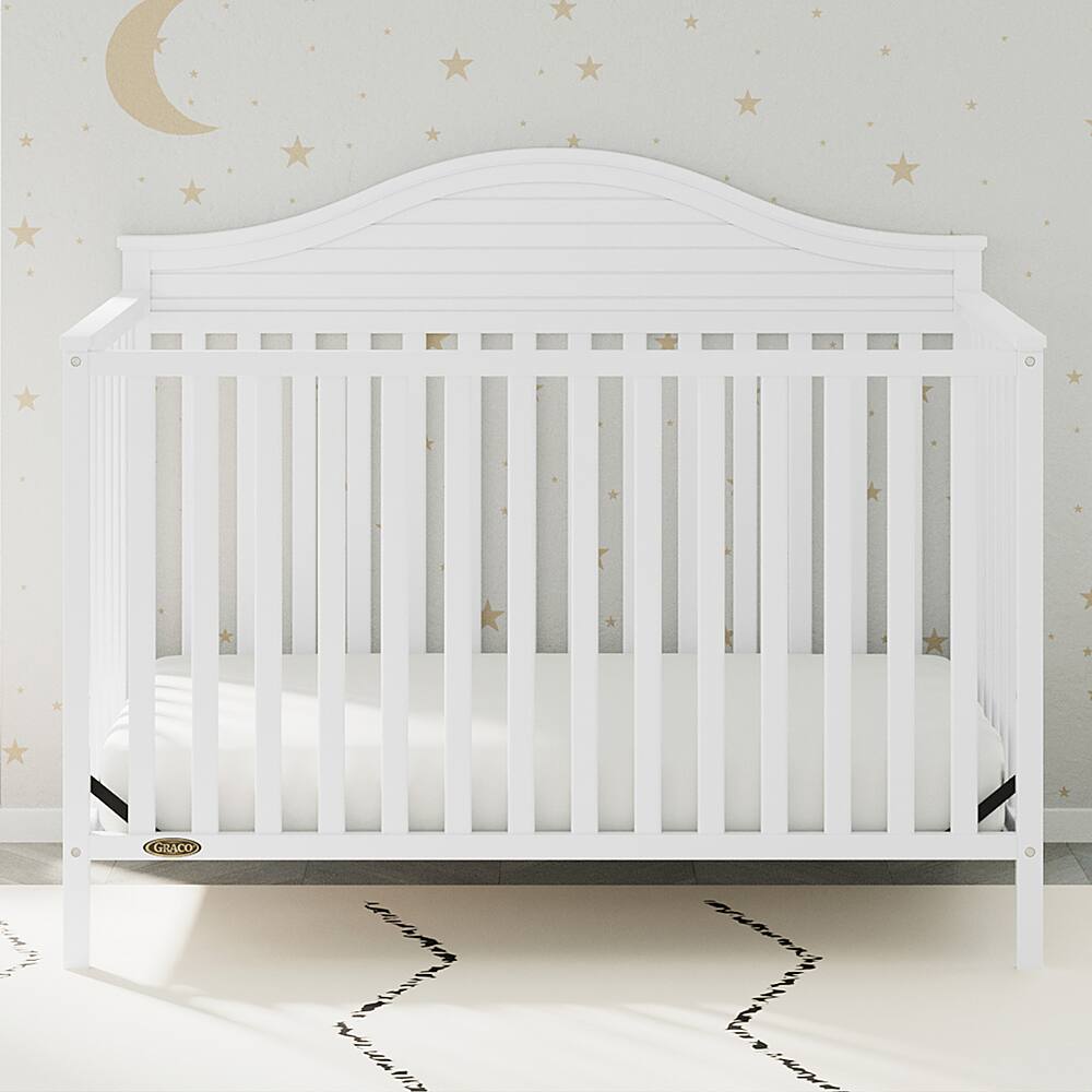 Customer Reviews Graco Stella 5in1 Convertible Crib White 04532211