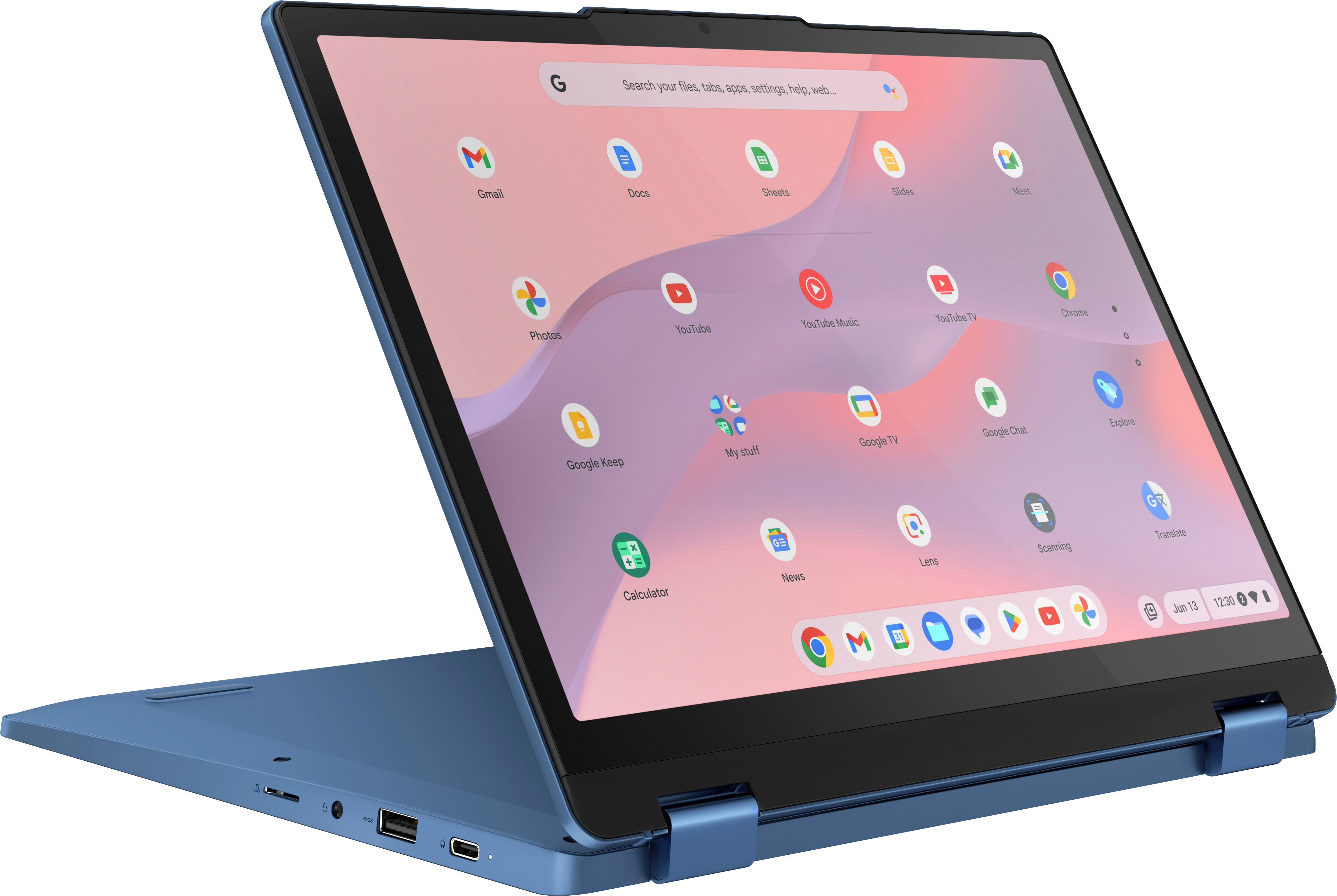 Lenovo Flex 3i 12.2 WUXGA Touch-Screen Chromebook Laptop Intel N100 with  4GB Memory 64GB eMMC Abyss Blue 82XH0001US - Best Buy