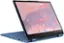 Angle. Lenovo - IdeaPad Flex 3i Chromebook Laptop - 12.2" WUXGA Touchscreen - Intel N100 with 4GB Memory - 64GB eMMC - Abyss Blue.