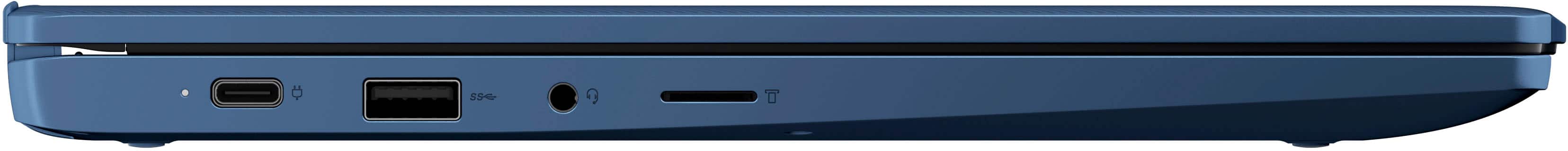 Alt View 18. Lenovo - IdeaPad Flex 3i Chromebook Laptop - 12.2" WUXGA Touchscreen - Intel N100 with 4GB Memory - 64GB eMMC - Abyss Blue.