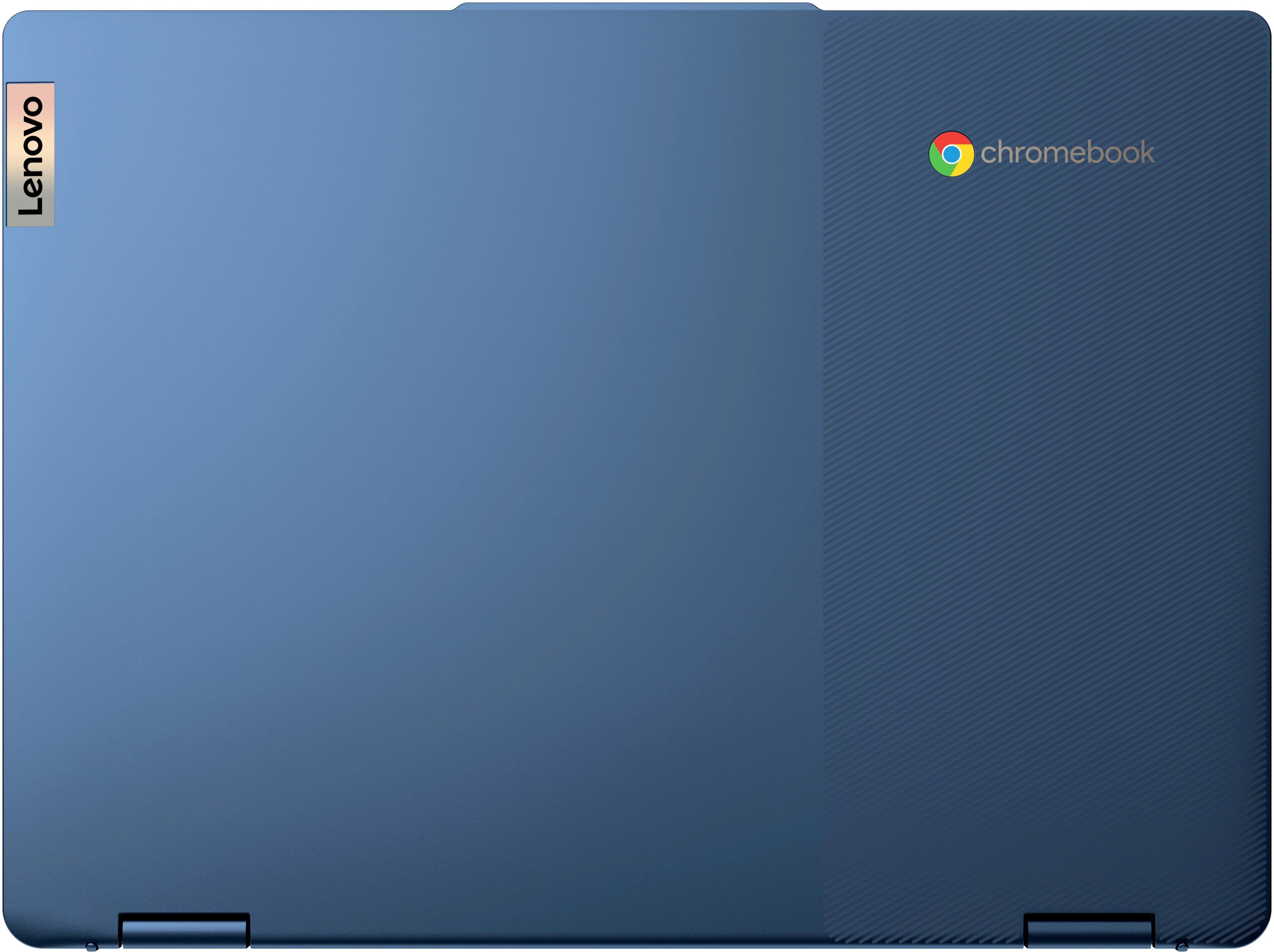 Alt View 4. Lenovo - IdeaPad Flex 3i Chromebook Laptop - 12.2" WUXGA Touchscreen - Intel N100 with 4GB Memory - 64GB eMMC - Abyss Blue.