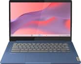 Lenovo - IdeaPad Slim 3 Chromebook Laptop - 14" Full HD Touchscreen Laptop - MediaTek Kompanio 520 2022 - 4GB Memory - 64GB eMMC - Abyss Blue