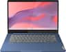 Lenovo - IdeaPad Slim 3 Chromebook Laptop - 14" Full HD Touchscreen Laptop - MediaTek Kompanio 520 2022 - 4GB Memory - 64GB eMMC - Abyss Blue