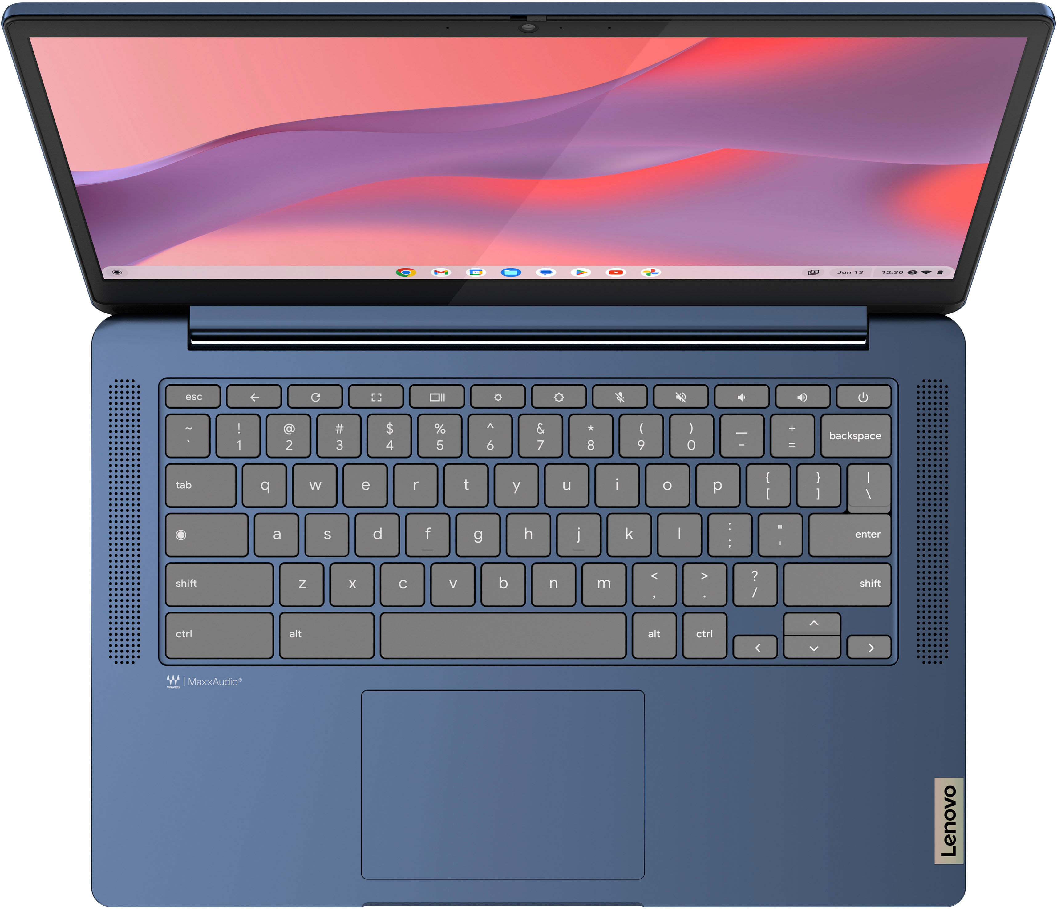 64GB - Best Memory Chromebook Abyss eMMC 4GB 82XJ0000US FHD Buy Laptop MediaTek Touch-Screen Kompanio Lenovo 3 Blue 520 14\
