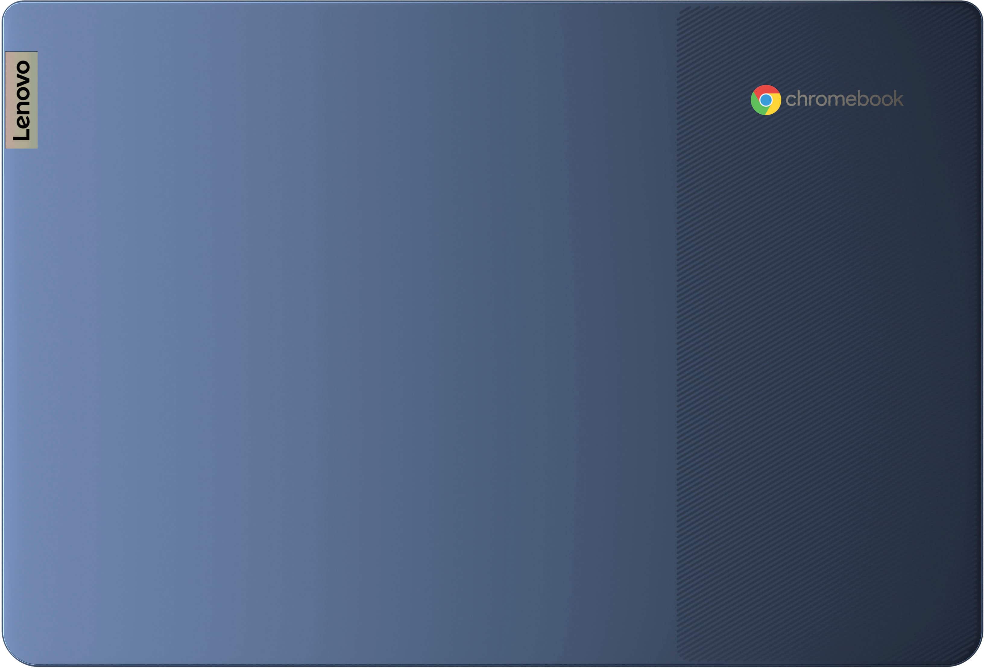 Alt View 12. Lenovo - IdeaPad Slim 3 Chromebook Laptop - 14" FHD Touchscreen Laptop - MediaTek Kompanio 520 - 4GB Memory - 64GB eMMC - Abyss Blue.