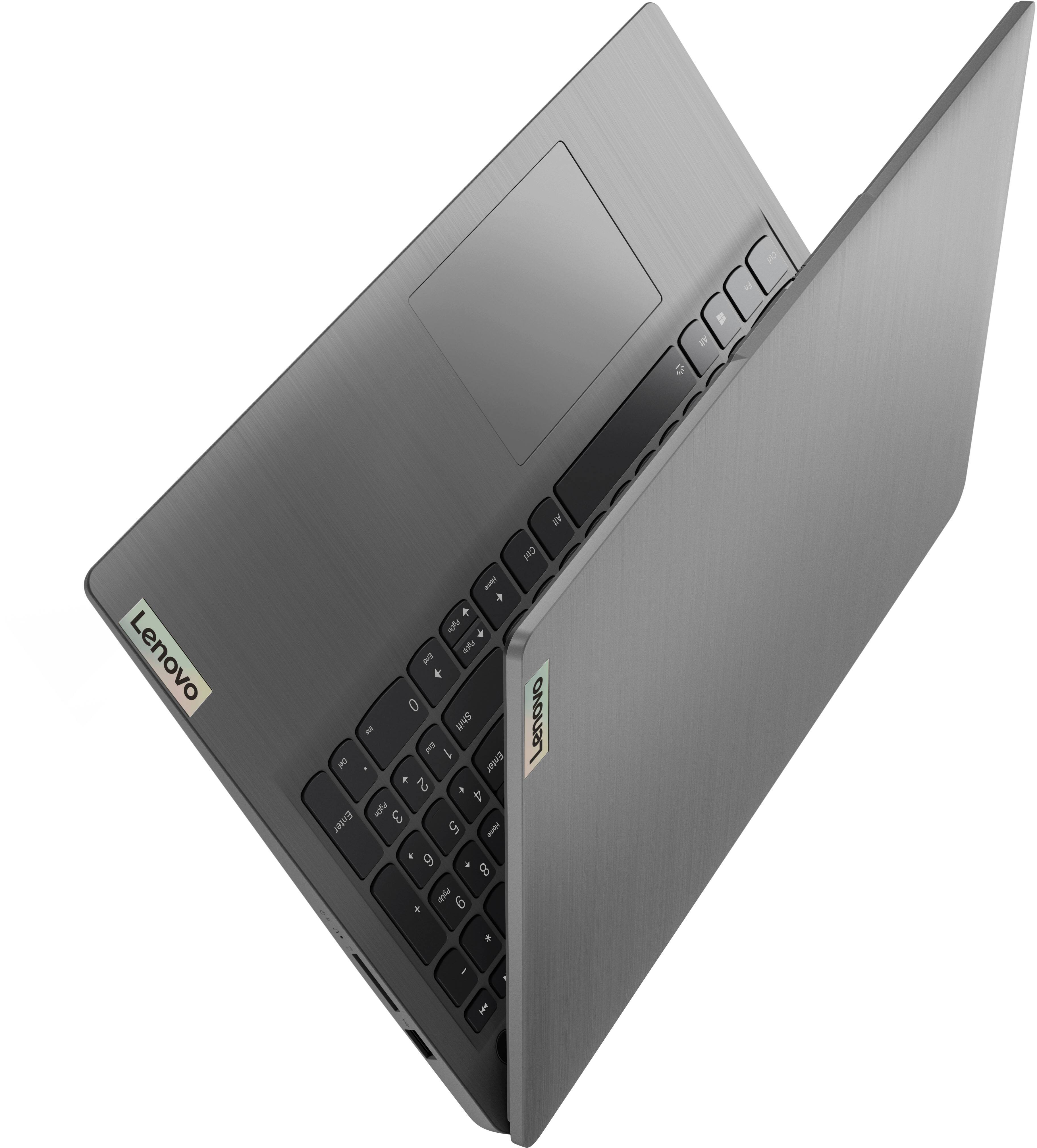 Alt View 4. Lenovo - Ideapad 3i 15.6" FHD Touch Laptop - Core i5-1135G7 with 8GB Memory - 512GB SSD - Arctic Grey.