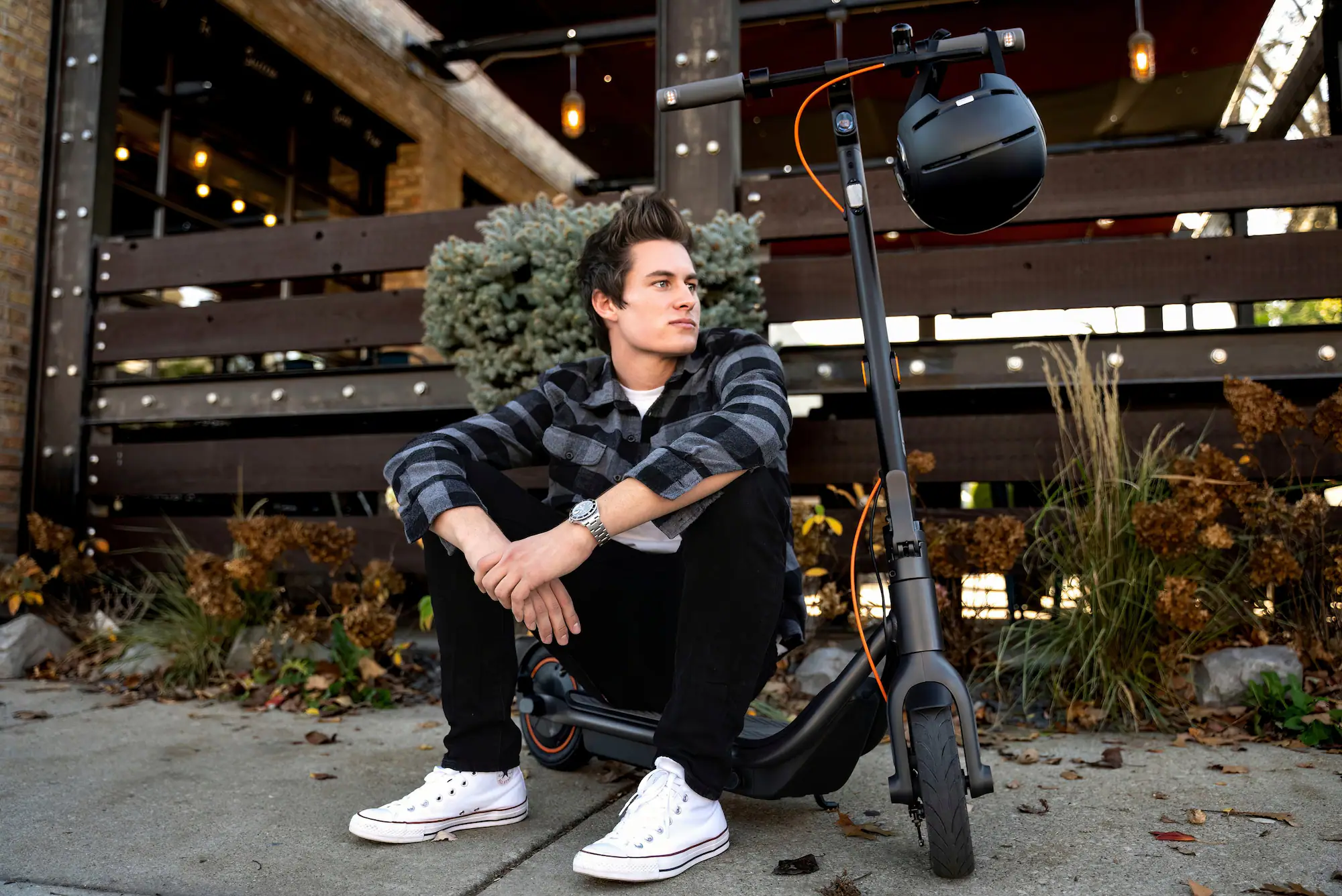 Zoom in on Alt View 26. Segway - Ninebot F65 Kick Scooter w/40.4 miles Operating Range & 18.6 mph Max Speed - Black.