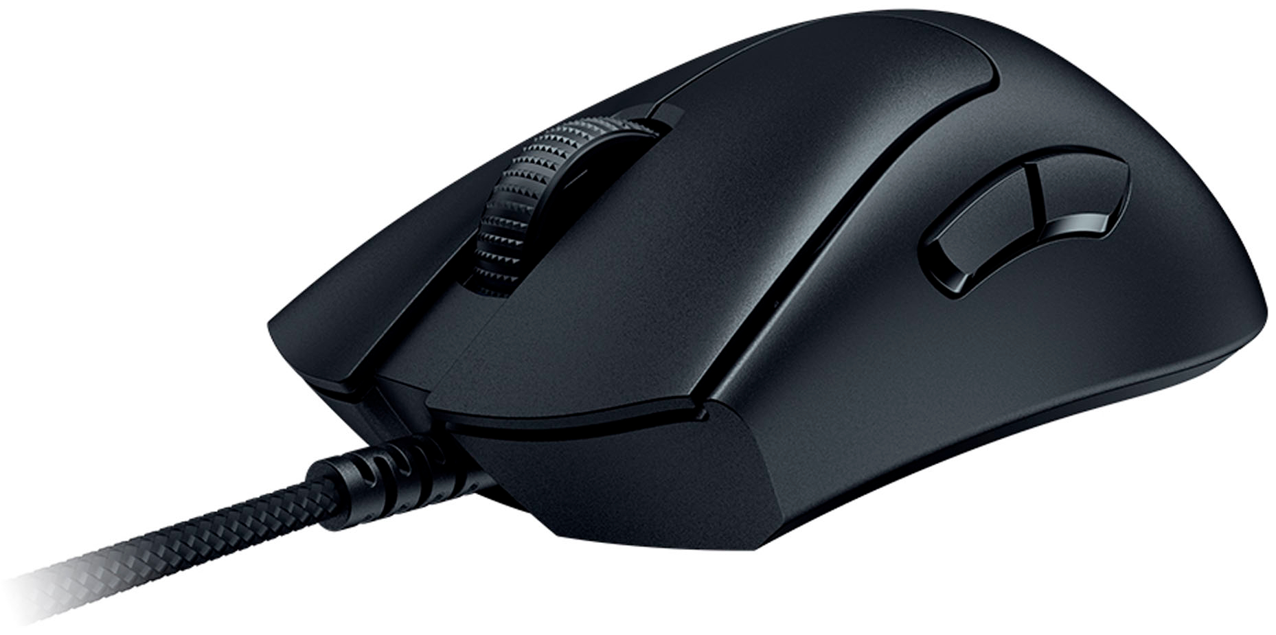 Back View: Razer - DeathAdder V3 Ultra-lightweight Ergonomic Esports Mouse - Black