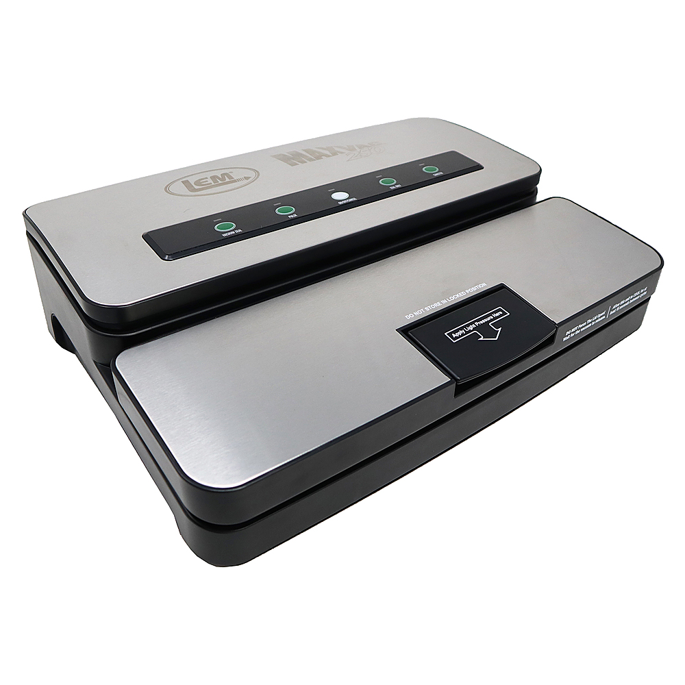 Angle View: LEM Product - MaxVac 500 Vacuum Sealer - Stainless Steel
