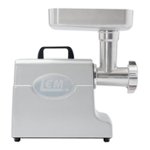 Front Zoom. LEM Product - Mighty Bite #8 Aluminum Grinder - Stainless Steel.