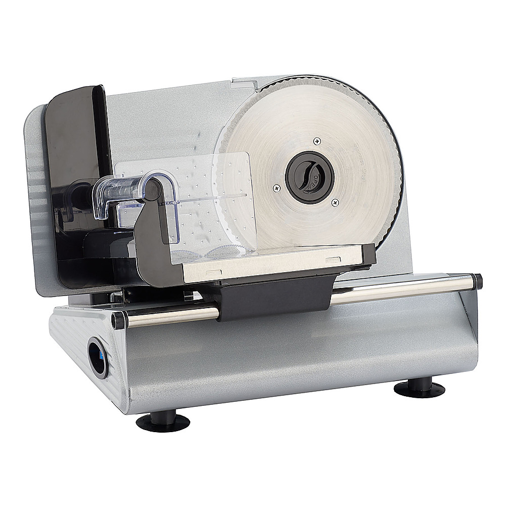Angle View: LEM Product - Meat Slicer with 7.5" Blade - Aluminum