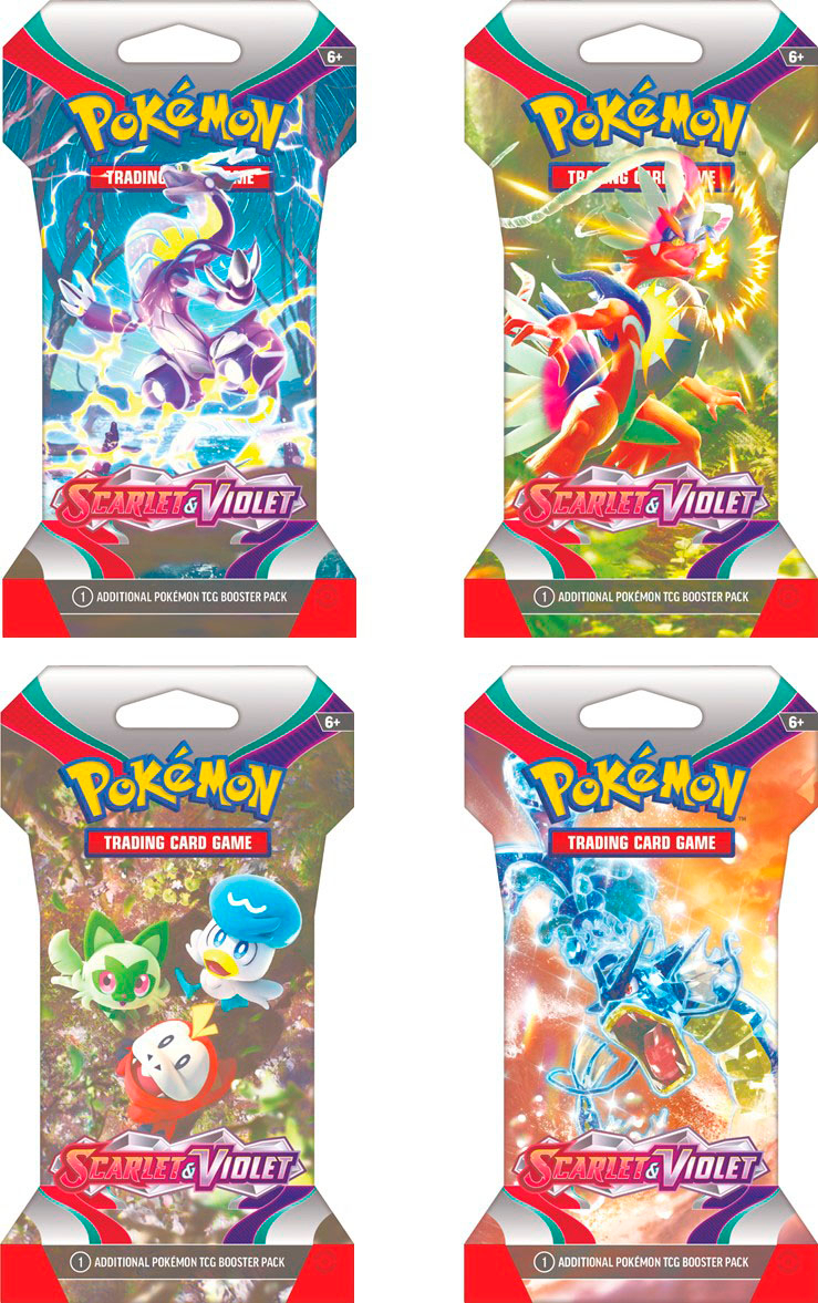 Pokemon Tcg: 4 Booster Packs - 40 Cards Total| Value Pack Includes 4  Blister Packs Of Random Cards | 100% Authentic Expansion Packs