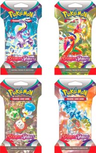 Pokémon - Trading Card Game: Scarlet & Violet Sleeved Boosters - Styles May Vary