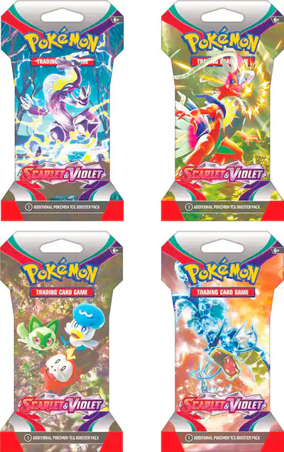 Pokmon - Trading Card Game: Scarlet & Violet Sleeved Boosters - Styles May Vary Pokmon - Trading Card Game: Scarlet & Violet Sleeved Boosters - Styles May Vary
