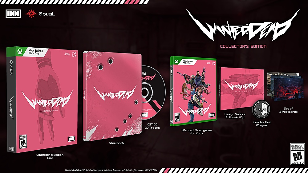 Angle View: Wanted: Dead Collector's Edition - Xbox Series X