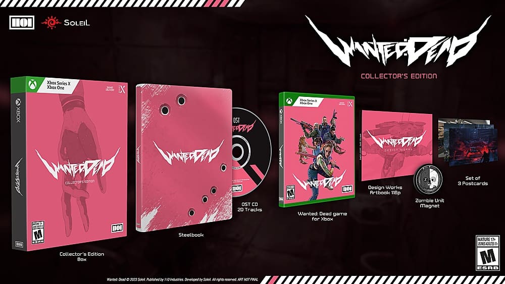 Angle View: Wanted: Dead Collector's Edition - Xbox Series X