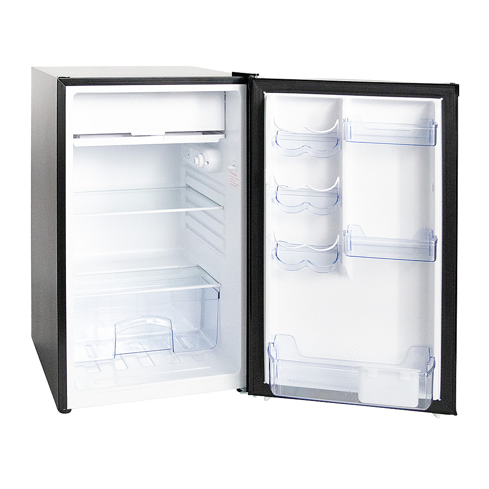 West Bend 4.4 Cu. ft. Compact Refrigerator, Mini-Fridge Black