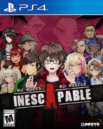 Front. Aksys Games - Inescapable: No Rules, No Rescue. - M (Mature 17+)