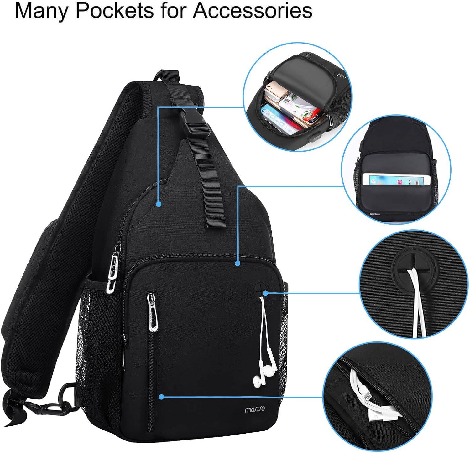 Many Pockets for Accessories