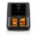 Angle. Chefman - TurboFry Touch 8 Qt Window Basket Air Fryer - Black.