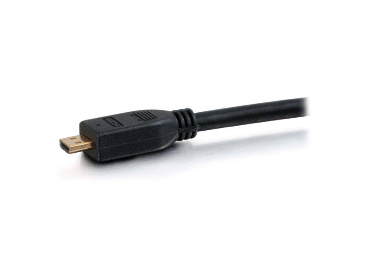 Alt View 1. Cables to Go - C2G 50620 4K UHD High Speed HDMI to Mini HDMI Cable (60Hz) with Ethernet for 4K Devices, Black (10 Feet, 3.04 Meters) - Black.