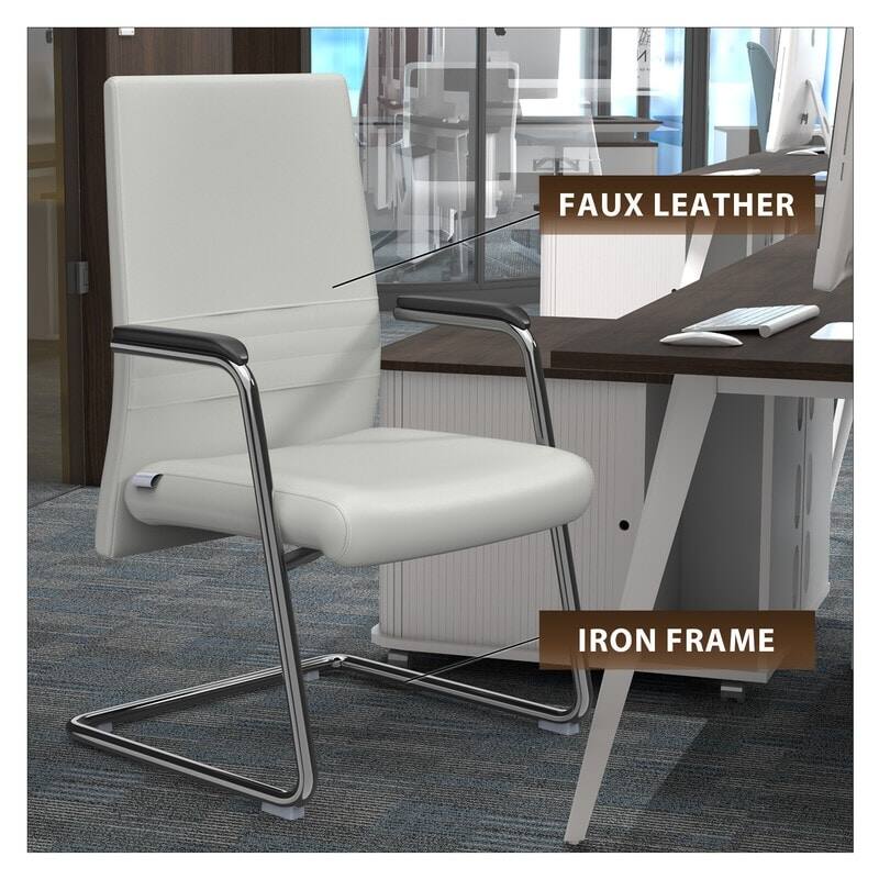 FAUX LEATHER  
IRON FRAME