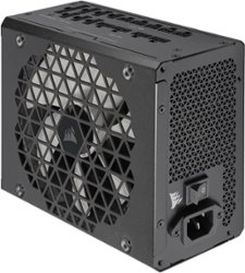 CORSAIR - RMx Shift Series RM1200x 80 Plus Gold Fully Modular ATX Power Supply with Modular Side Interface - Black - Front_Zoom