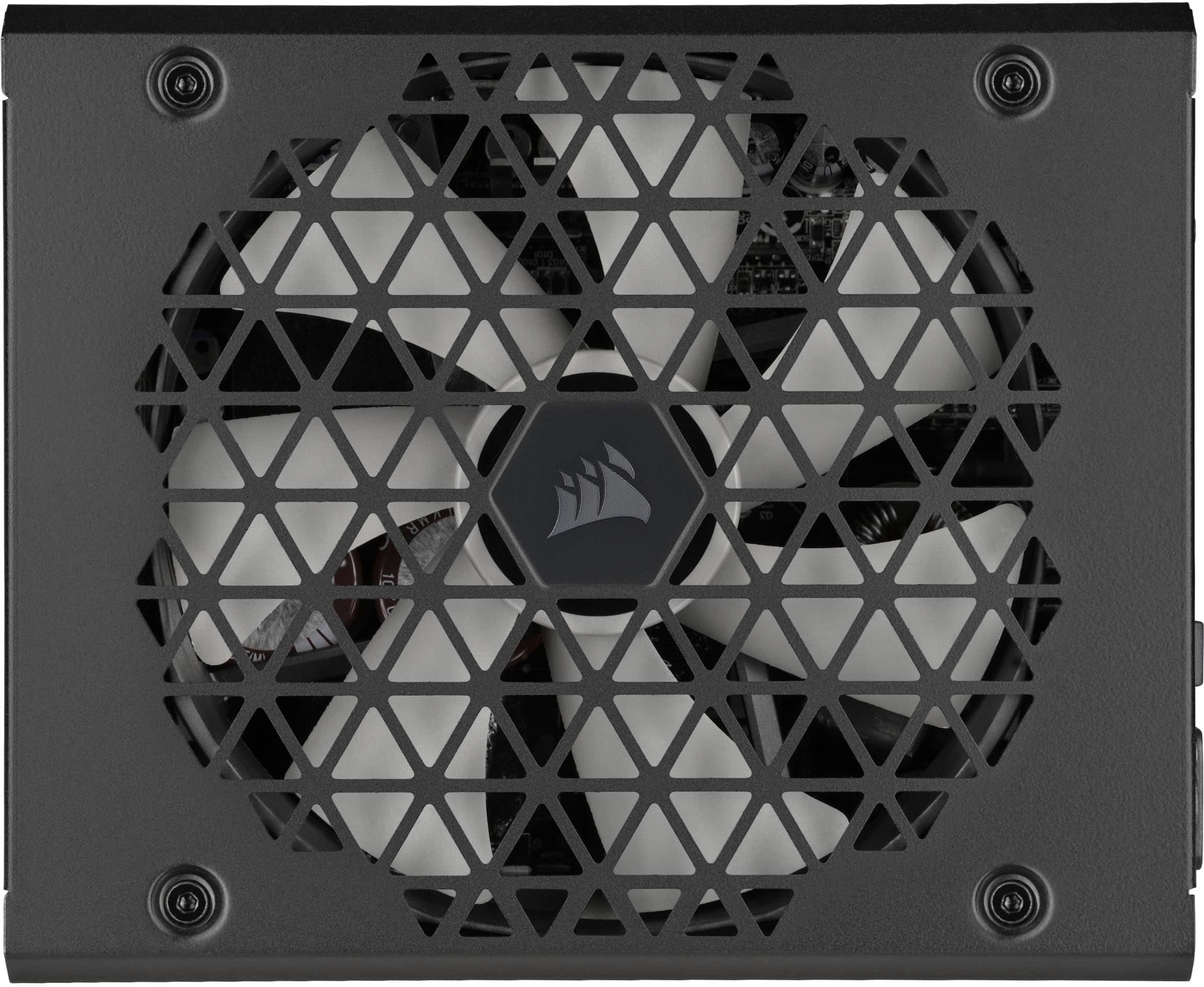 Alt View 17. CORSAIR - RMx Shift Series RM1200x 80 Plus Gold Fully Modular ATX Power Supply with Modular Side Interface - Black.