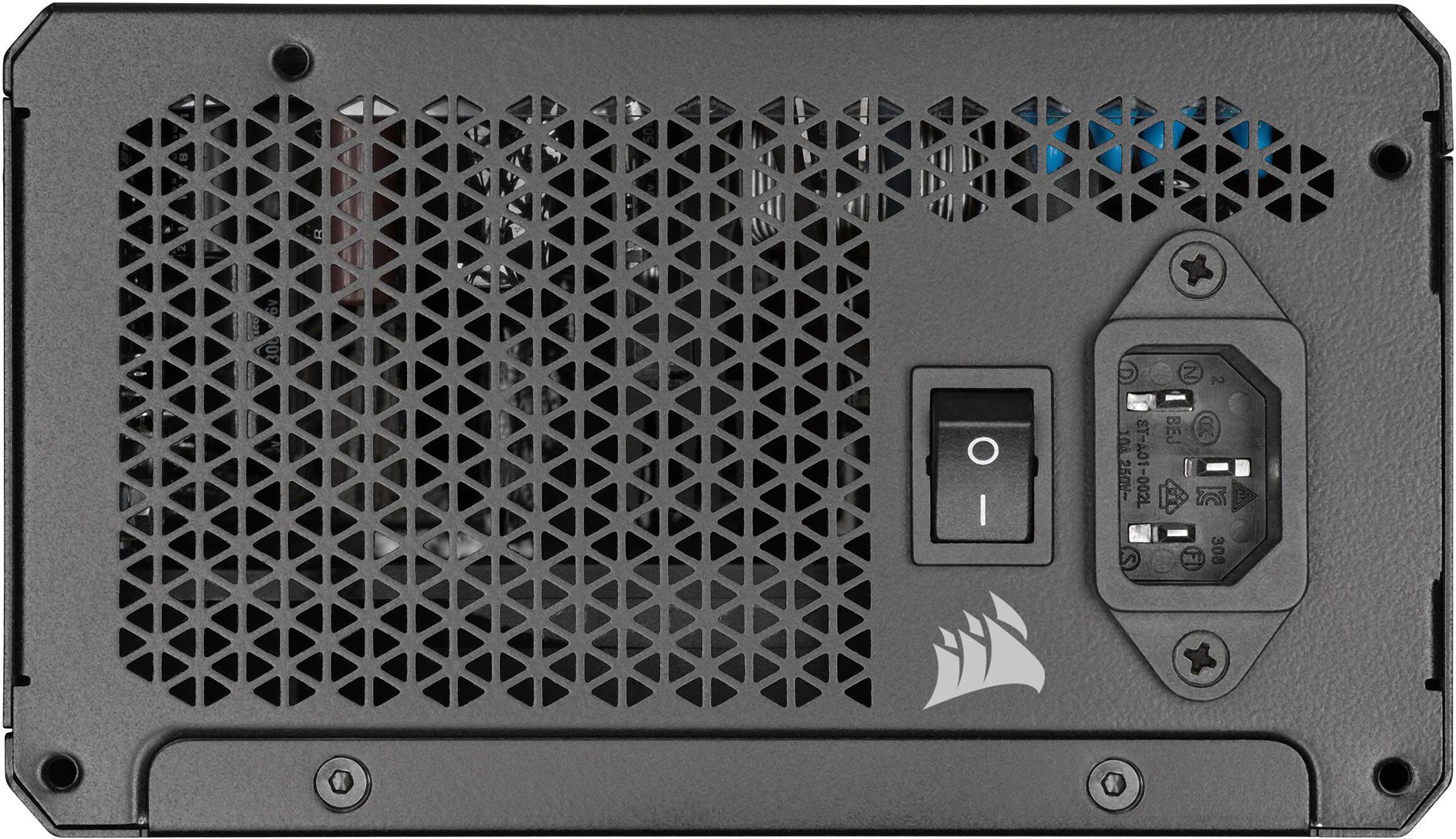 Alt View 20. CORSAIR - RMx Shift Series RM1200x 80 Plus Gold Fully Modular ATX Power Supply with Modular Side Interface - Black.