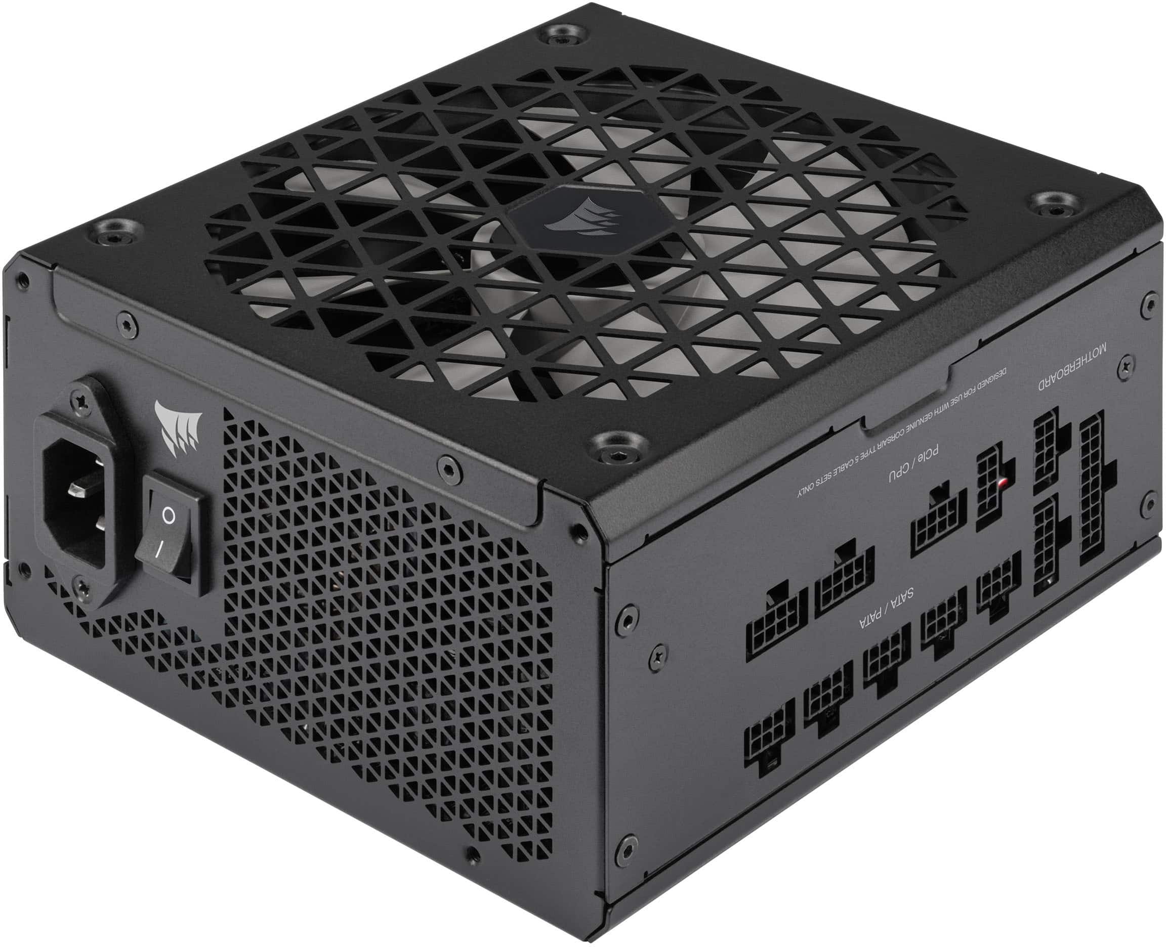 Alt View 14. CORSAIR - RMx Shift Series RM850x 80 Plus Gold Fully Modular ATX Power Supply with Modular Side Interface - Black.