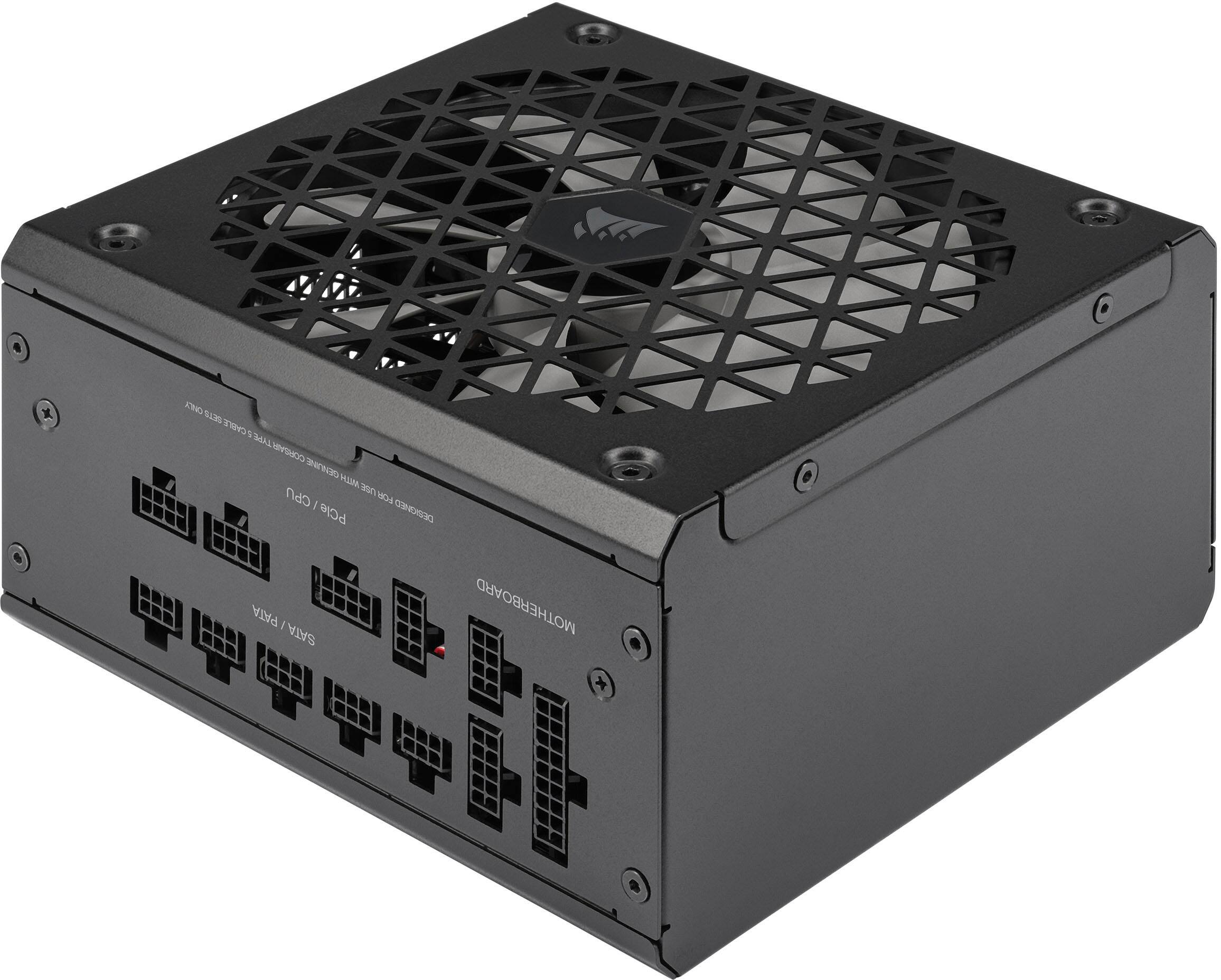 Alt View 15. CORSAIR - RMx Shift Series RM850x 80 Plus Gold Fully Modular ATX Power Supply with Modular Side Interface - Black.