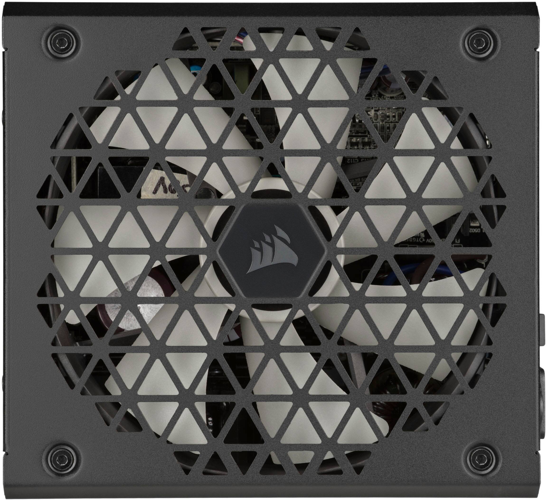 Alt View 17. CORSAIR - RMx Shift Series RM850x 80 Plus Gold Fully Modular ATX Power Supply with Modular Side Interface - Black.