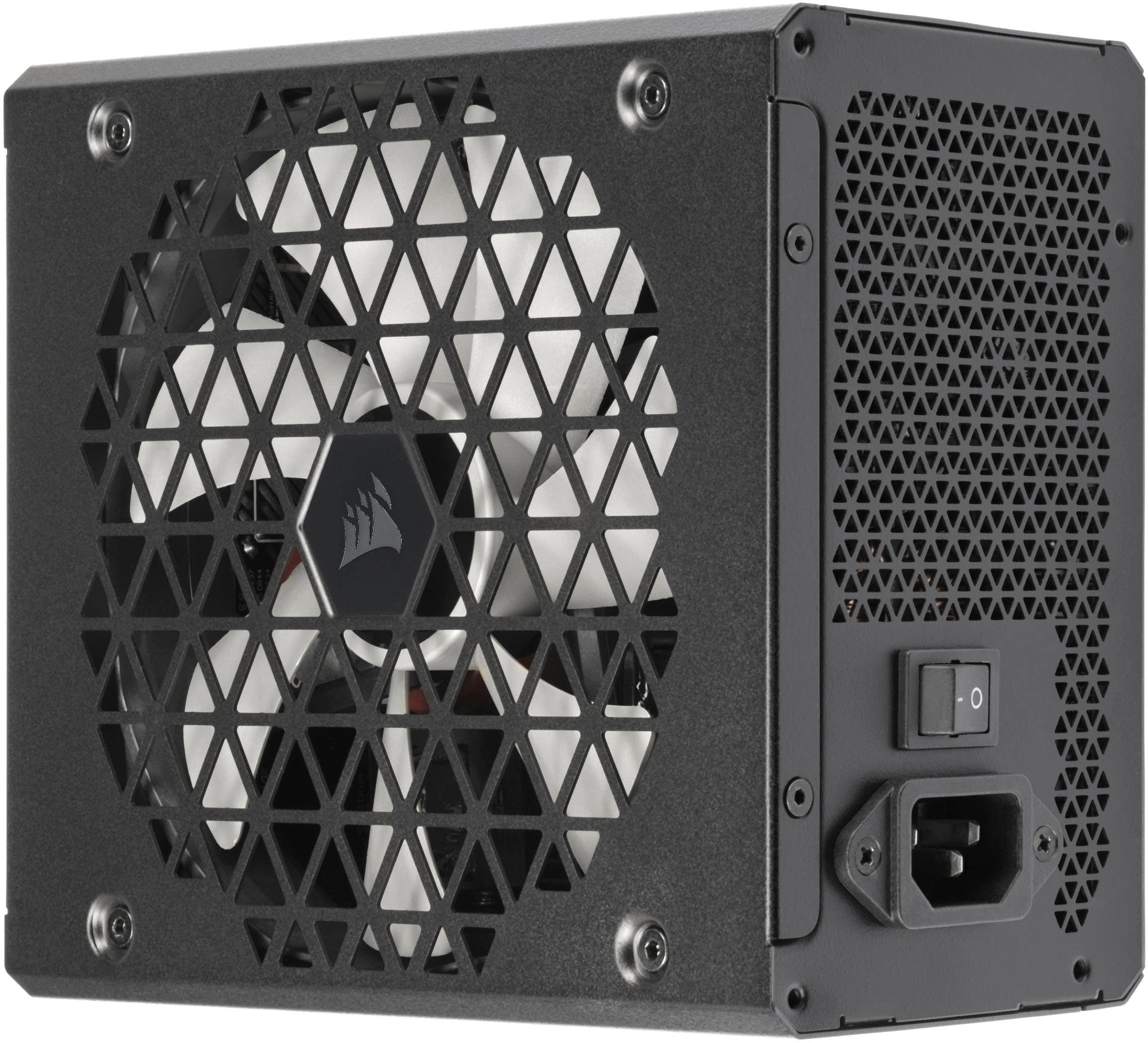 Alt View 13. CORSAIR - RMx Shift Series RM1000x 80 Plus Gold Fully Modular ATX Power Supply with Modular Side Interface - Black.